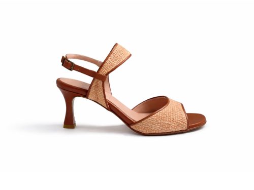 Donna sling back sandal  raffia